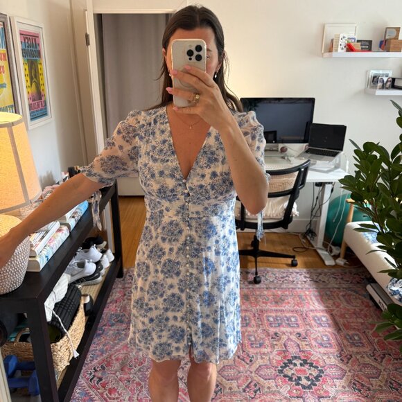 The Kooples Vintage Flowers Floral Print Dress (Size 3) - Picture 2 of 7